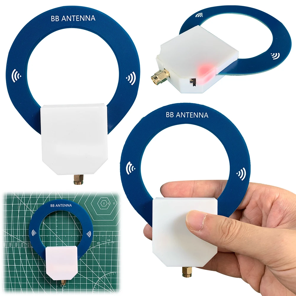 

9.9KHz-181MHz Portable MW SW Loop Antenna Broadband Antenna Donut MW/SW Antenna for Radio Malachite Receiver TEF6686 Receiver
