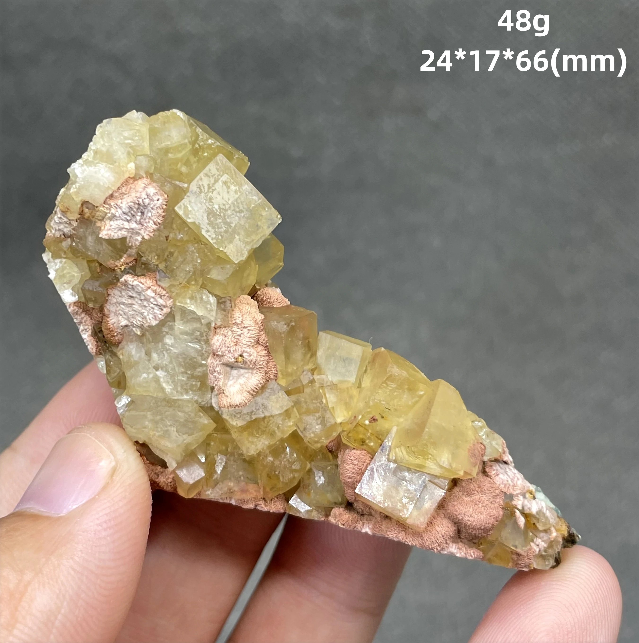 

NEW! 100% Natural Beijing cube yellow fluorite Cluster and Barite symbiosis specimens Stones and crystals quartz Healing crystal