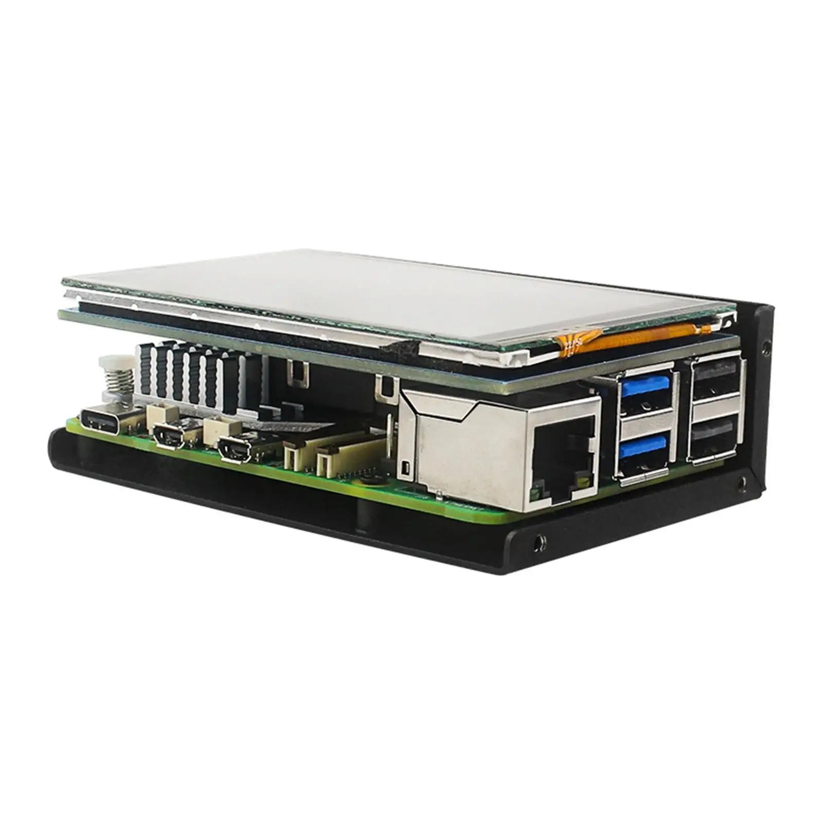 Protective Case with Mounting Screws for Mini PC - close-up view