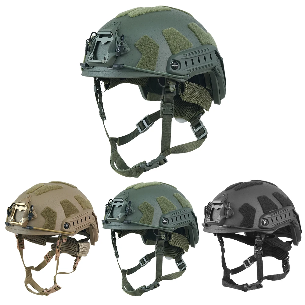 BOOIU Fast Tactical Helmet Wendy Suspension System Fiberglass Outdoor Activity Training Safety Riot And Rapid Protection Helmet