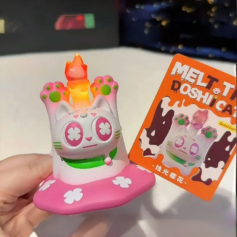 สินค้าใหม่ ชุดเทียนแมวซน ซีรีส์แมวซน กล่องสุ่ม ของตกแต่งน่ารัก ของประดับตกแต่งห้องนอน โต๊ะทำงาน แสงเทียน ไฟกลางคืน