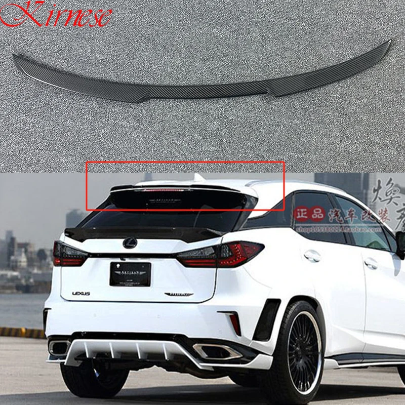 High Quality CARBON FIBER REAR WING TRUNK LIP SPOILER FOR LEXUS RX RX200T RX450H 2015-2018 YEAR