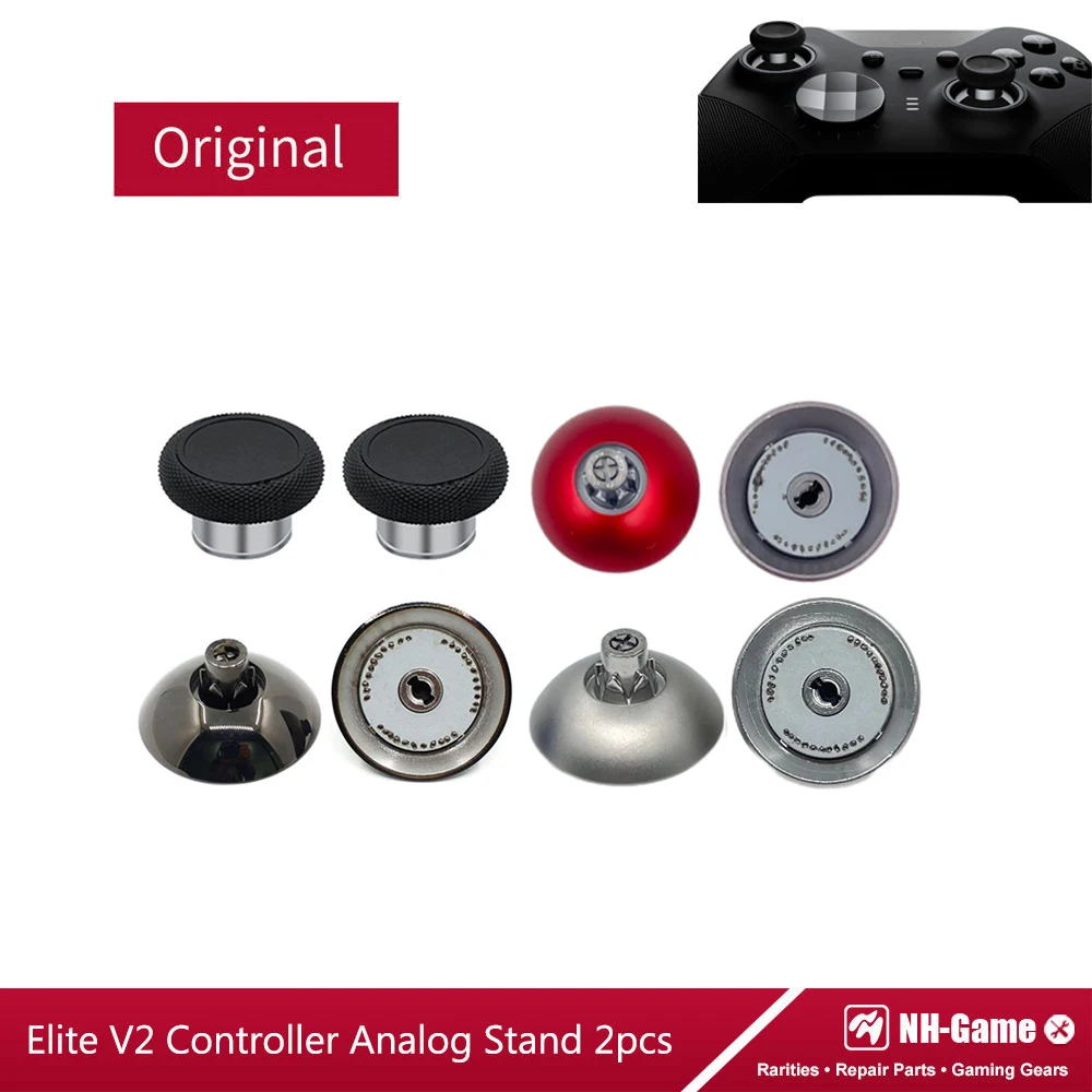 Analog Stick For Xbox Elite Series 2 Controller D-Pad Button Grips Bumper Bullet Set Metal Stand Thumbsticks