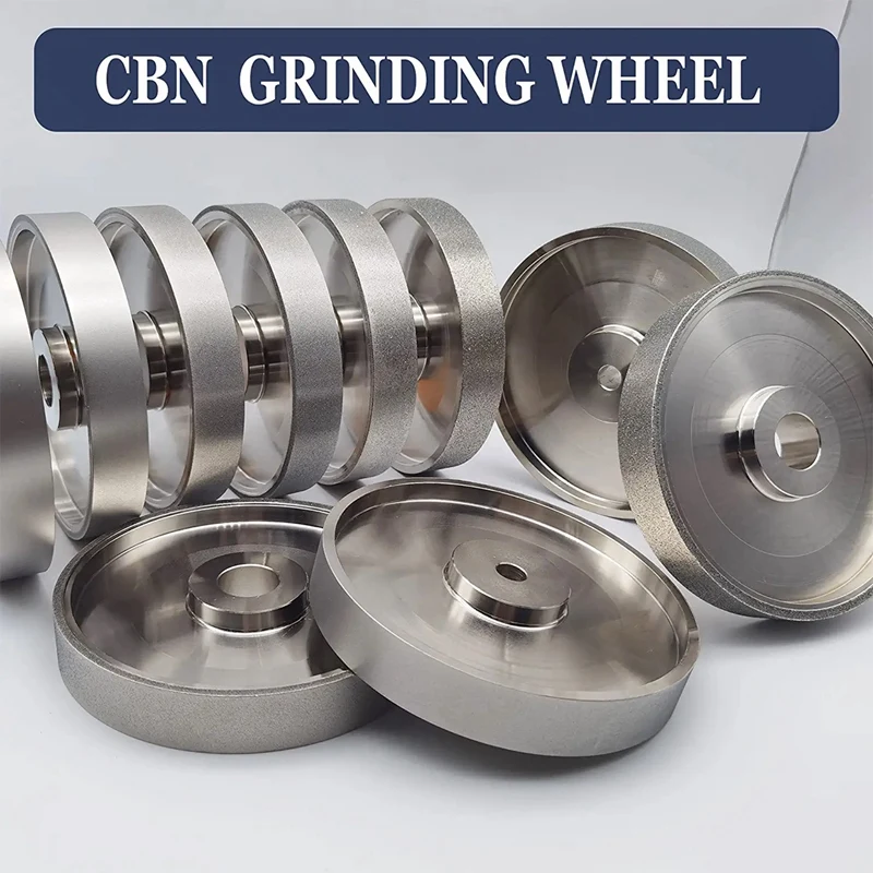 CBN Grinding Wheel, 6Inch Dia X 1Inch Wide, With 1/2Inch Arbor, Diamond Grinding Wheel For Sharpening HSS