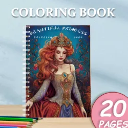 Fairy Princess Colouring Book Adult Picture Book Make Designs Of One's Own Color Strokes