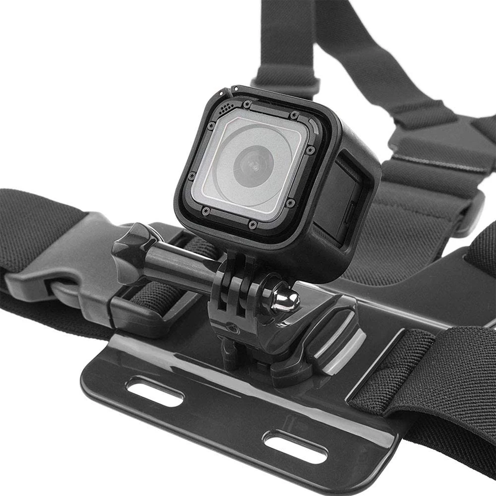 Chest Strap Mount Belt for Gopro Hero 12 11 10 9 8 7 5 4 Xiaomi Yi 4K Action Camera Chest Mount Harness for Go Pro Sport Cam Fix