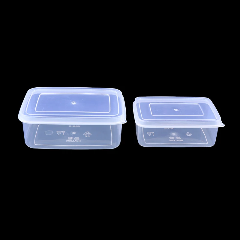300/500ml Transparent Plastic Rectangular Crisper Special For Refrigerator Sealed Food Grade Kitchen Storage Box