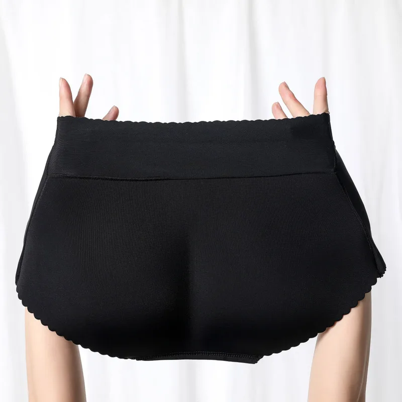 Triangular Mid Waist Sponge Fixed Pad Hip Pants For Women Wearing Natural And Beautiful False Bottom Underpants