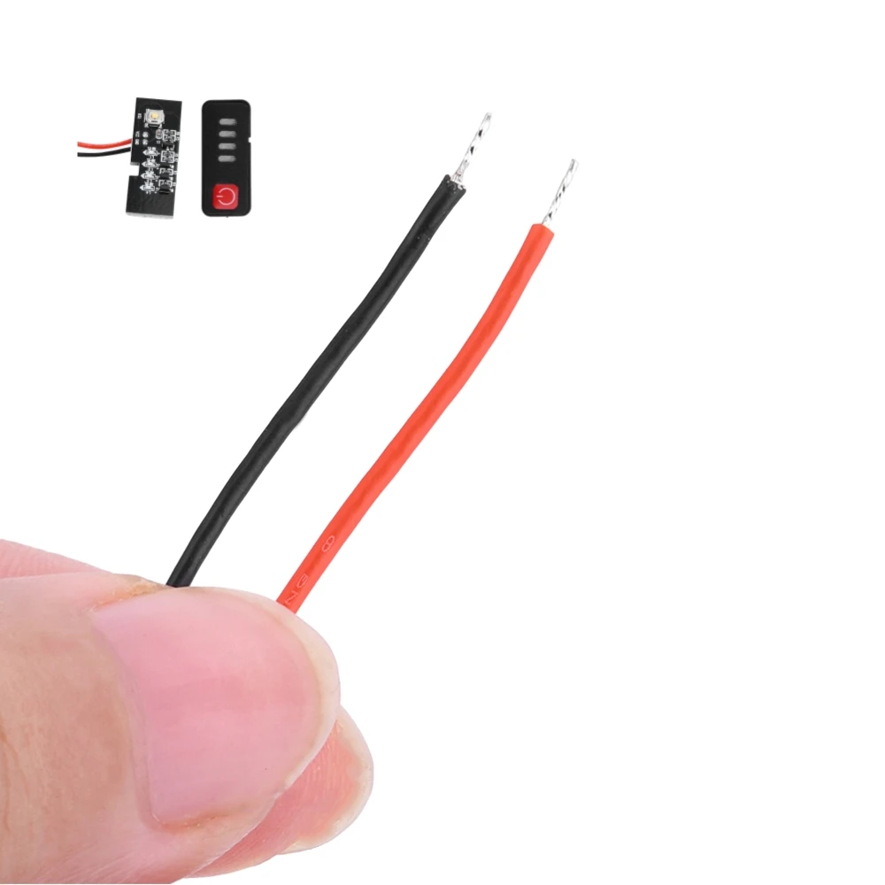 Battery Capacity Indicator Module with Power Display and Battery Shell Battery Level Indicator Tester LED Display 5S 18V 21V