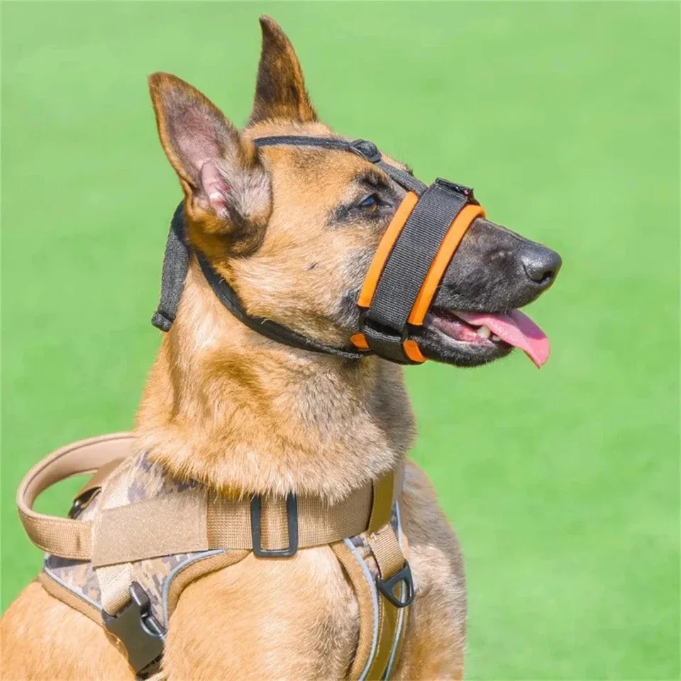 

Breathable Dog Muzzle for Large Dogs Comfortable Secure Fit