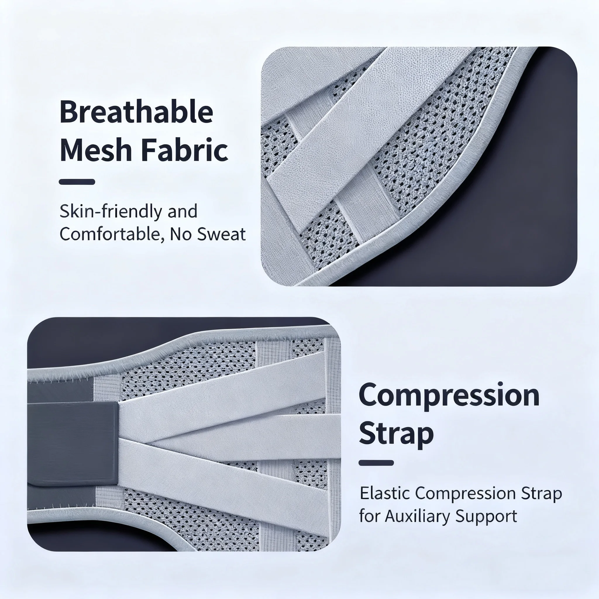 Back Brace Adjustable Waist Belt Support Brace for Lumbar Trainer Sweat Belt Comfortably Breathable for Assistance