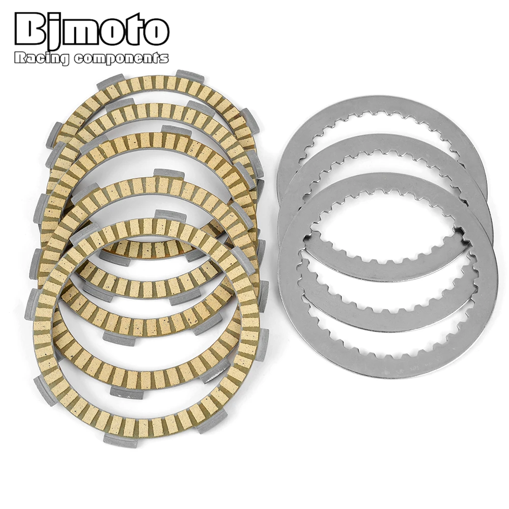 Motorcycle Engine Clutch Friction Disc Plate Kit FOR Kawasaki AR125 1988-1991 KLT160 1985 KLT185 1986-1987 KMX125 1986-2002