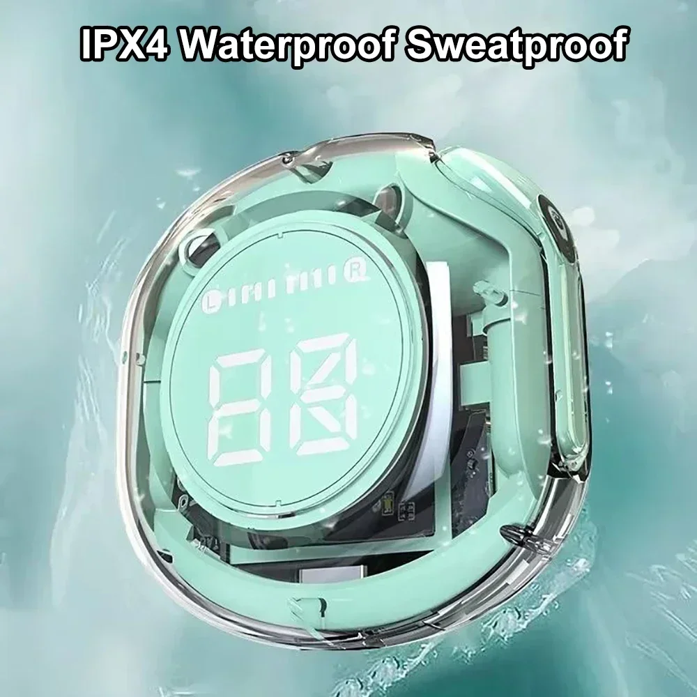 T8 سماعة بلوتوث لاسلكية سماعة بلوتوث لاسلكية LED الطاقة شاشة ديجيتال صوت ستيريو سماعات لاسلكية لشاومي