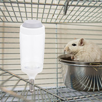 2Pcs Pet Automatic Water Feeder PVC Hanging Design Touch Sensing Dog Cat Travel Outdoor Cage Accessories Small Drinking Fountain