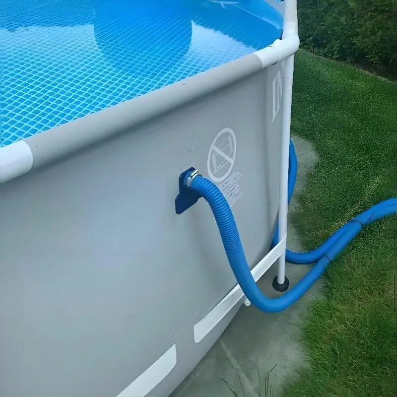Pool-Schlauchhalterung Passend für Standardschläuche Anti-Durchhängungs-Design Werkzeuglose Installation für den Einsatz im Gartenpool – Detail 8