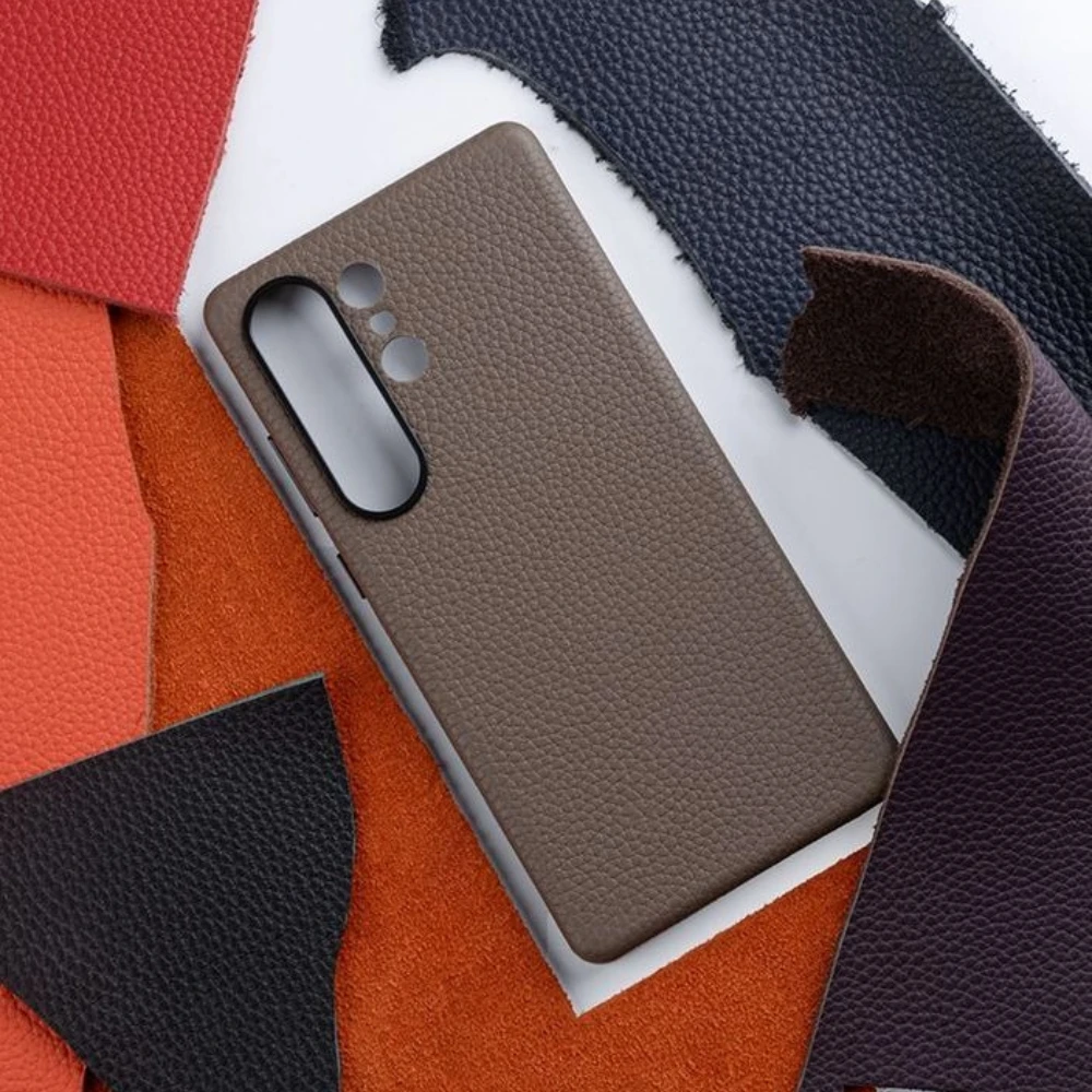 

Melkco Genuine Leather Case for Samsung Galaxy S25 Ultra S25 Plus Wireless Magnetic Charging Full Lens Protective Phone Cover