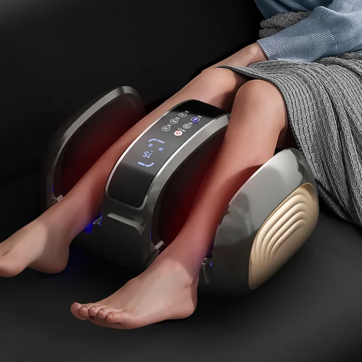 Electric Foot And Calf Massage Machine Blood Circulation Relax Leg Foot Vibrating Infrared Heated Spa Massager Machine