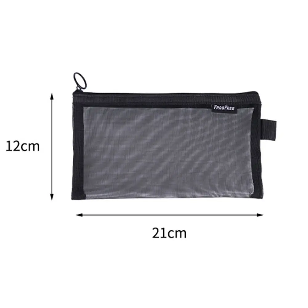 Ins Net Pen Bag High Appearance Level Korean Version Pencil Bag Multifunction Large Capacity Stationery Storage Bag Student