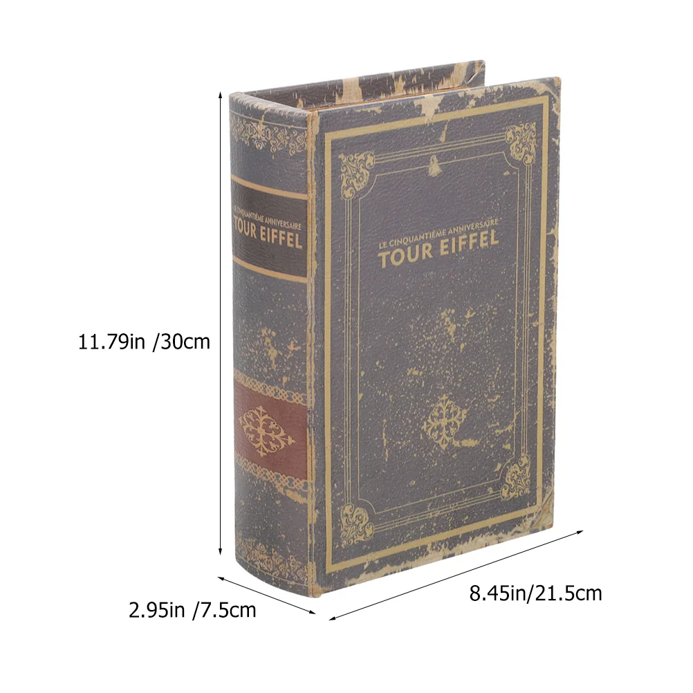 Book Storage Imitation Decoration Homesteading Books Decorative Prop Bookcase Wooden Model Office