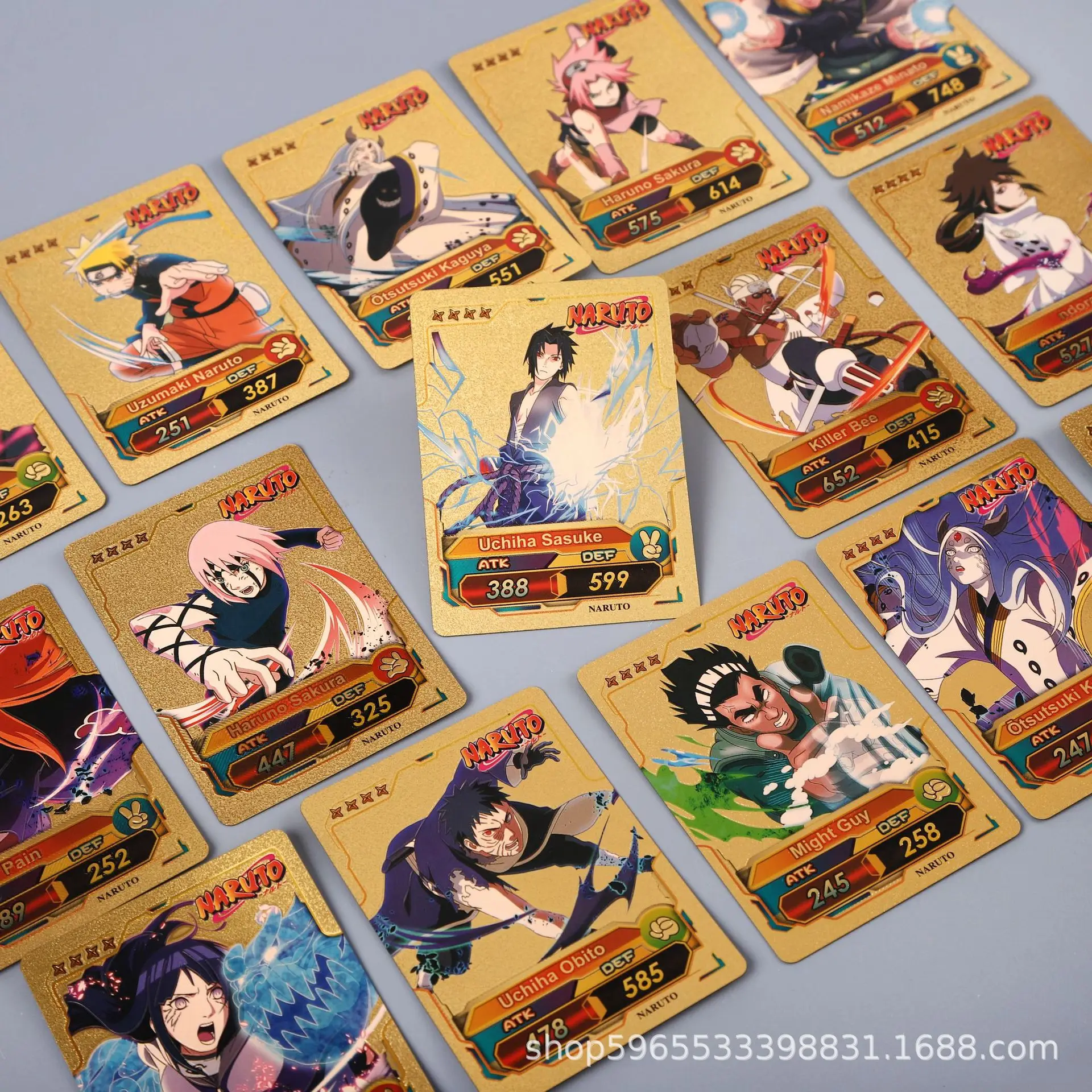55 個ナルトカードゴールド英語シリーズカカシうちはサスケレ - Kids Toys Japan のレビューと価格