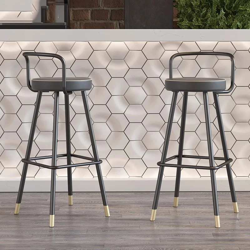 

Барные стулья для ресторана: акцентные, черные, современные, минималистичные, в скандинавском стиле, эстетичные, роскошные, мебель для бара (Cadeira)