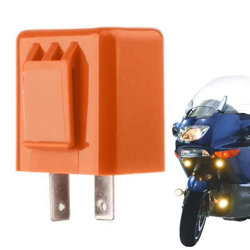 Turn Signal Flasher Relay Motorbike Flasher Multiple Protection Safe Electronic LED For Motorcycle LED Turn Signal Indicator