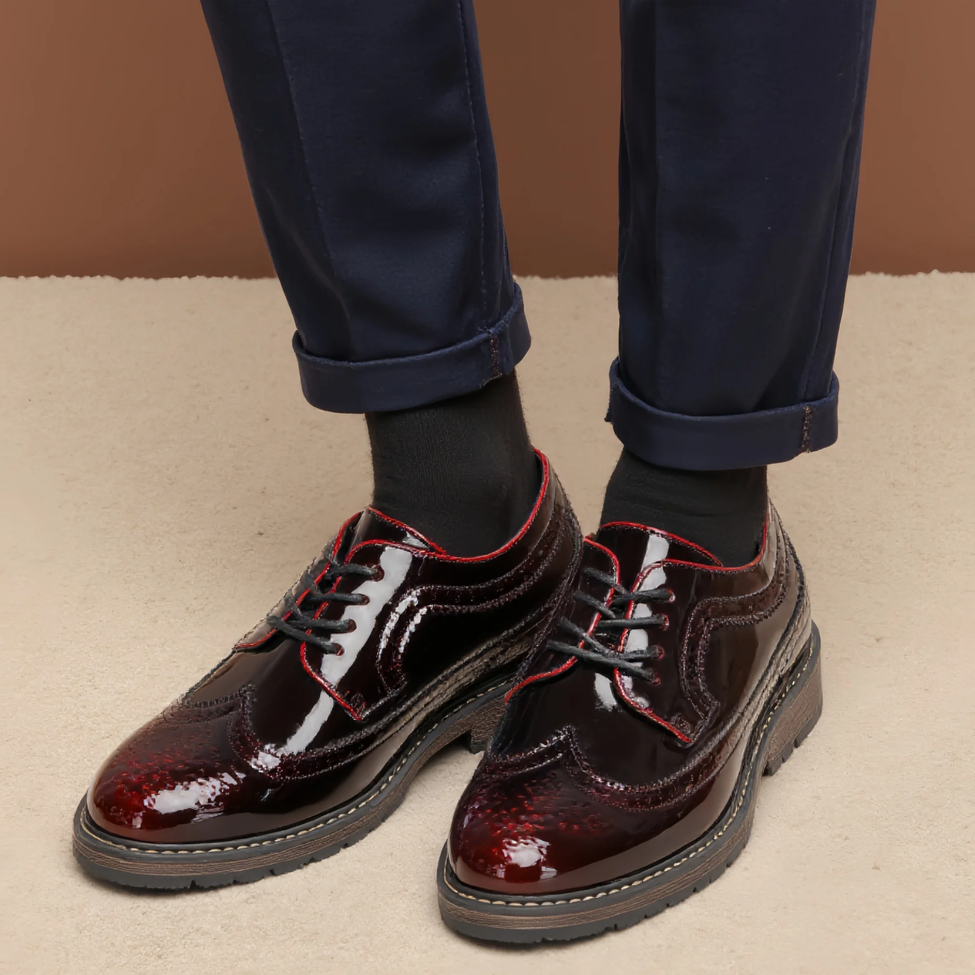 

Men Leather Shoes 2026 Brand Comfortable Fashion Leather Shoes Men