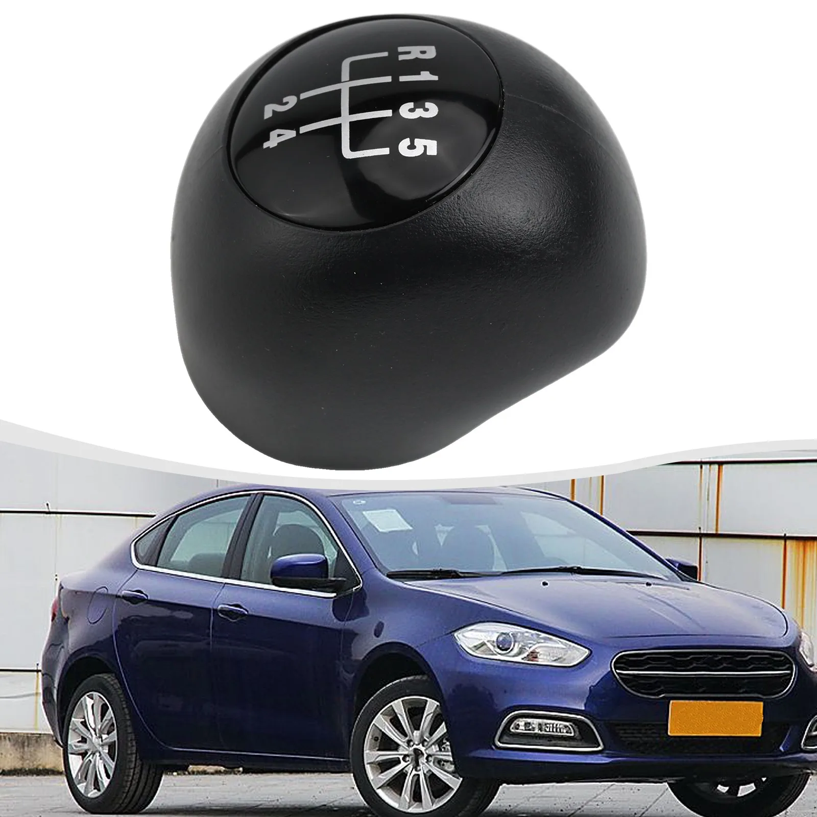 5-Speed car Gear Shift Knob for Fiat For Ducato For Relay For Boxer 1994-2006 Direct Fit OEM 735316072 ABS Material