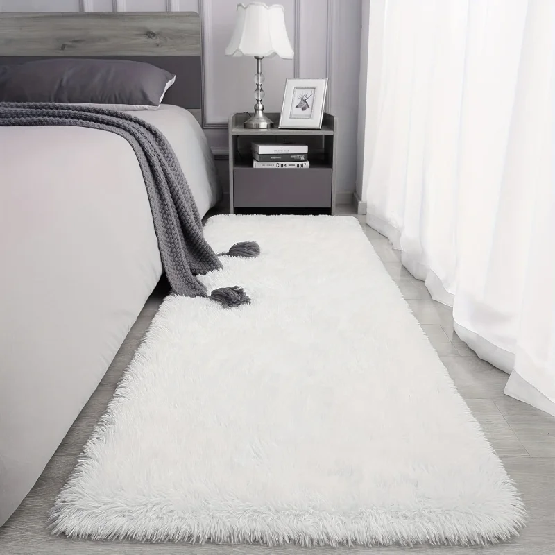 VIKAMA Ultra-Soft Plush Faux Durable & Machine Washable Hallway Living Room Rugs For Bedroom Home Decor in Multiple Colors Rugs