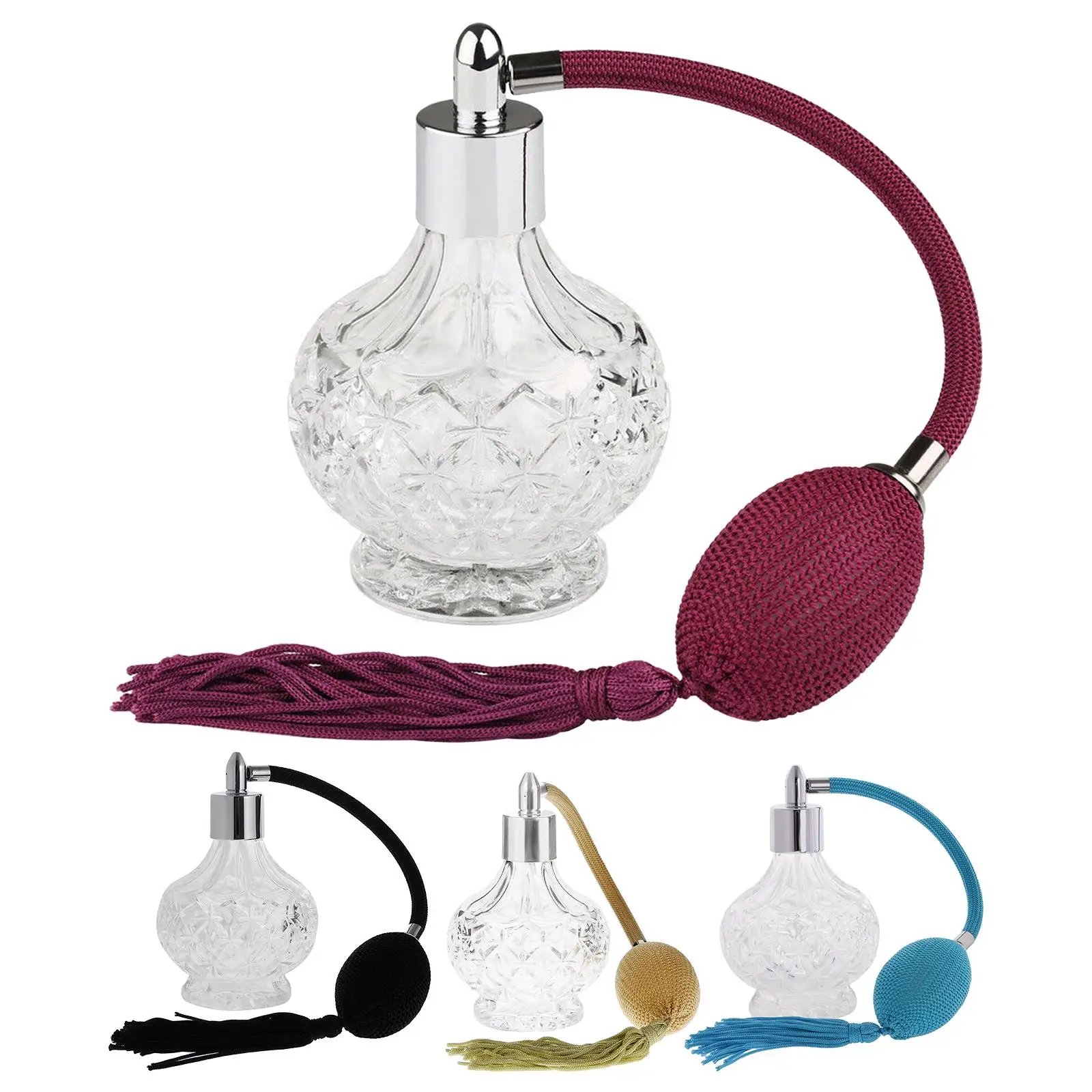 Phong Cách Vintage Bình Xịt Nước Hoa Hương Đổ Mỹ Sương Tua Dài Cho Gọi Đi