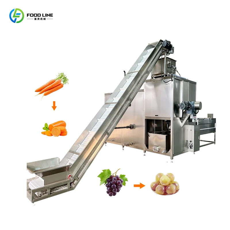 Stoomschiller voor aardappel Stoomschiller voor wortel en perzik Tomaat Stoomschiller Machine