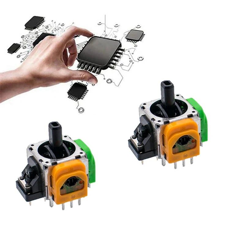 10 Stück für ps4 Halle elektro magnetischer Joystick Potentiometer Metall Kunststoff hochpräzise einstellbare elektro magnetische Joystick