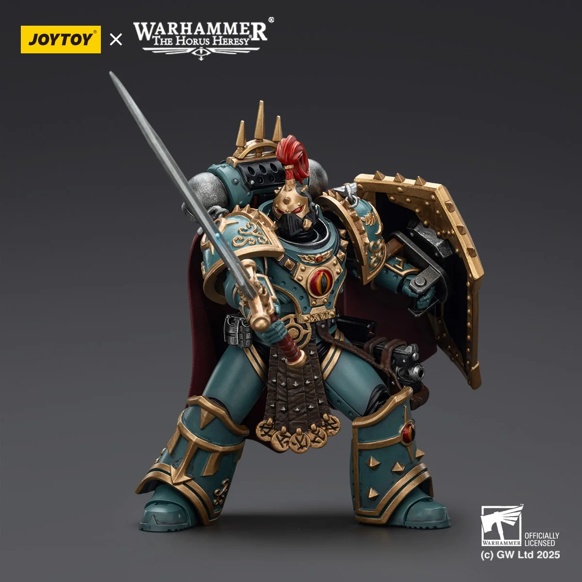 

【Pre-sale】JOYTOY Warhammer 40K Sons of Horus'Little’ Horus Aximand Captain of The 5th Company Model Gift 1/18 Action Figure