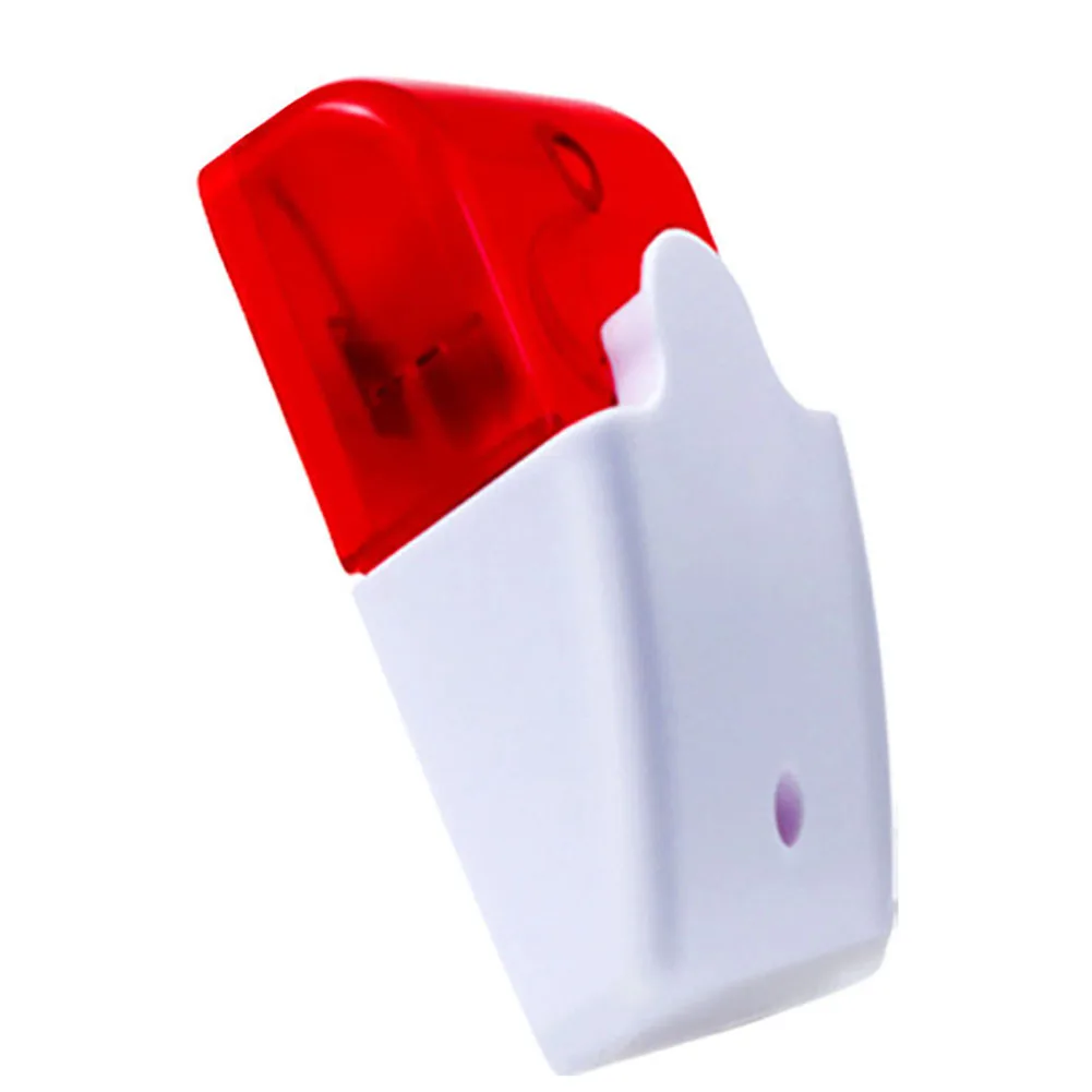 

1 Pc Sound Alarm Strobe Siren Alarm Offices Red Light Siren Security Supplies System Wired Indicator Without Wire