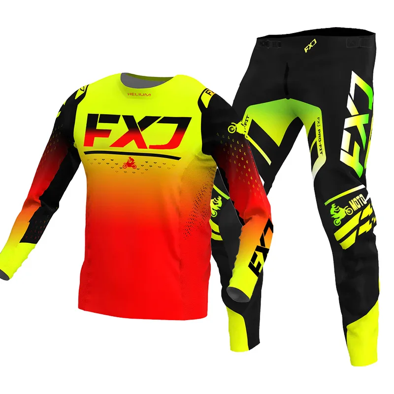 

motocross gear set Off-road MX DH BMX ATV MTB Enduro racing suit Mens Kits Women's Jersey Pant Motorcycle Combo pink white black