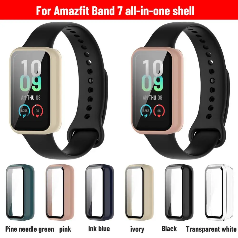 ساعة ذكية واقية قذيفة ل Amazfit الفرقة 7 ، استبدال معصمه ، حافظة لجهاز الكمبيوتر ، تشديد الفيلم ، جديد ، 2023