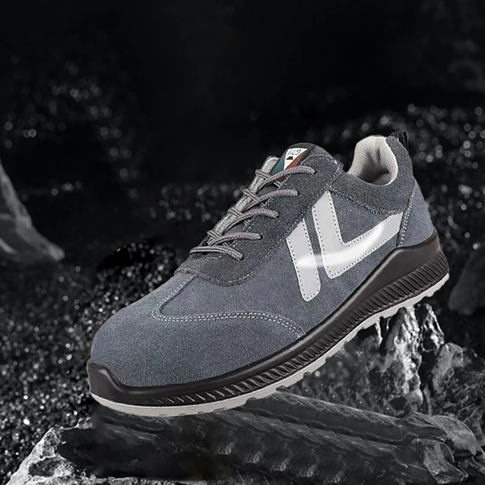 ArmorToe Men's 6KV BreezeTech Work Shoes SteelGuard Puncture Proof GripMax Site-Proven Light Industrial Safety #Armor3028