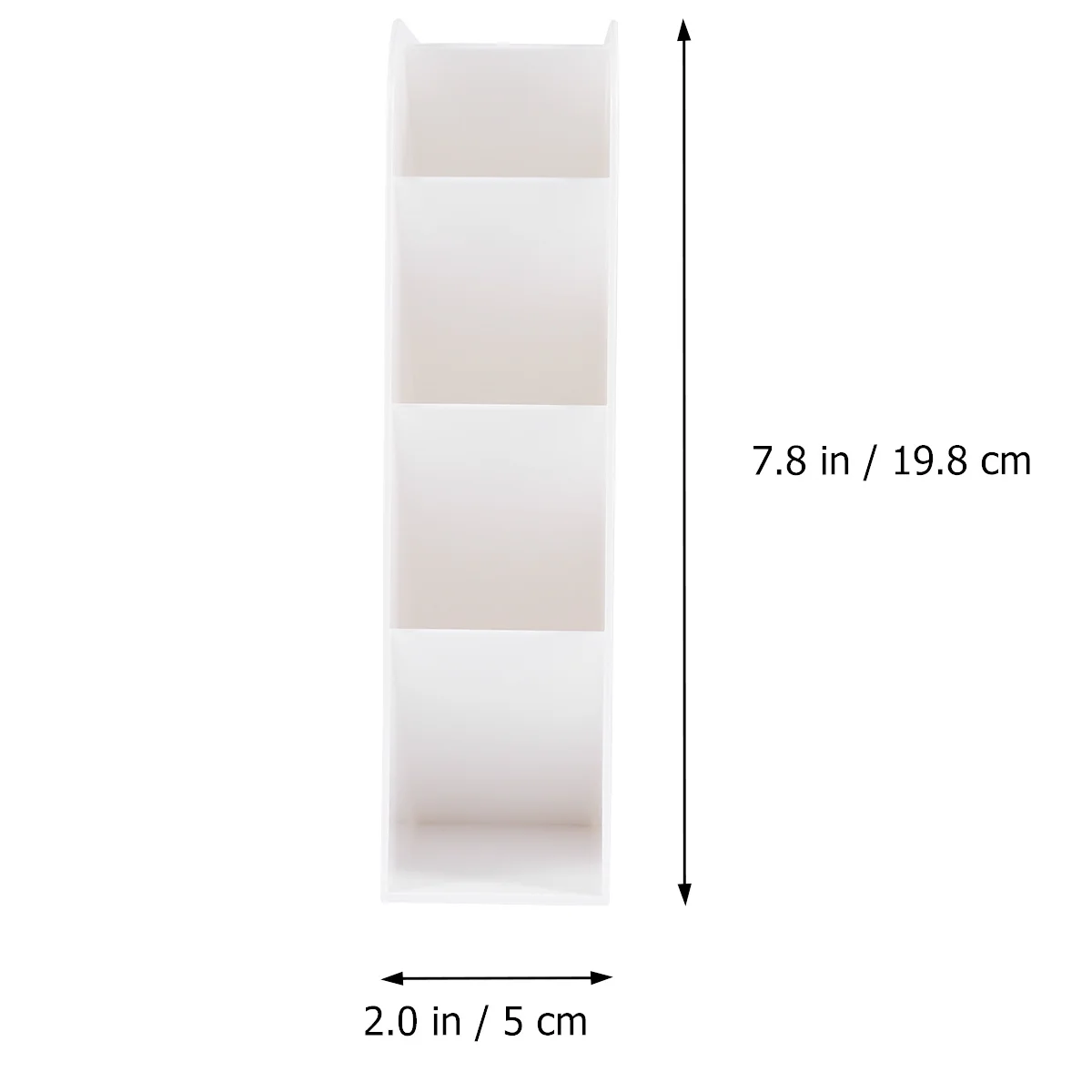 

2Pcs Eco- Pencil Box Easy to Use Stationery Organizer for Students and Office White Pencil Box