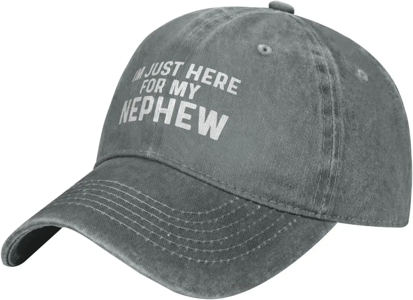 Im Just Here for My Nephew Hat for Men Baseball Hats Graphic Cap