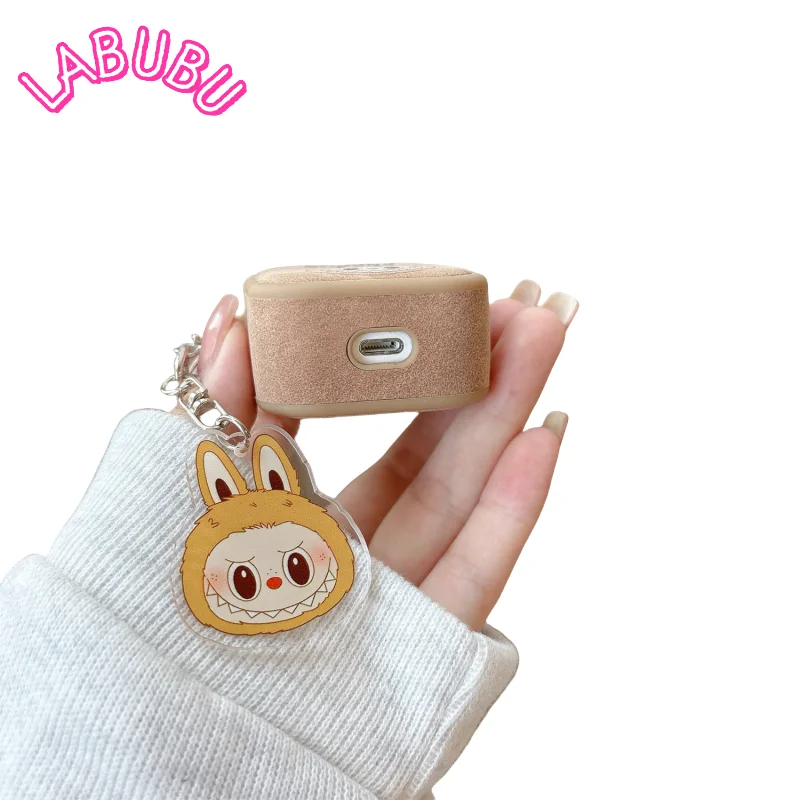 Labubu-Apple Airpods1,第2世代,プロ2用の保護ケース,漫画,新品