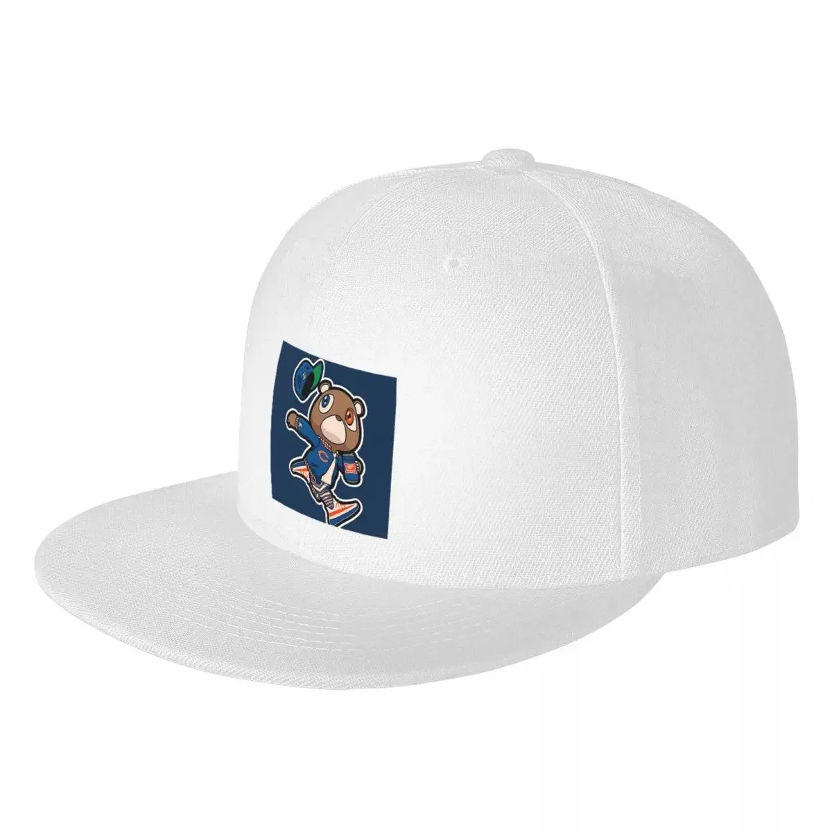 Kanye West Dropout Bear Chicago Vintage Graduation Cap Fashion Casual Baseball Caps Adjustable Hat Summer Unisex Baseball Hats