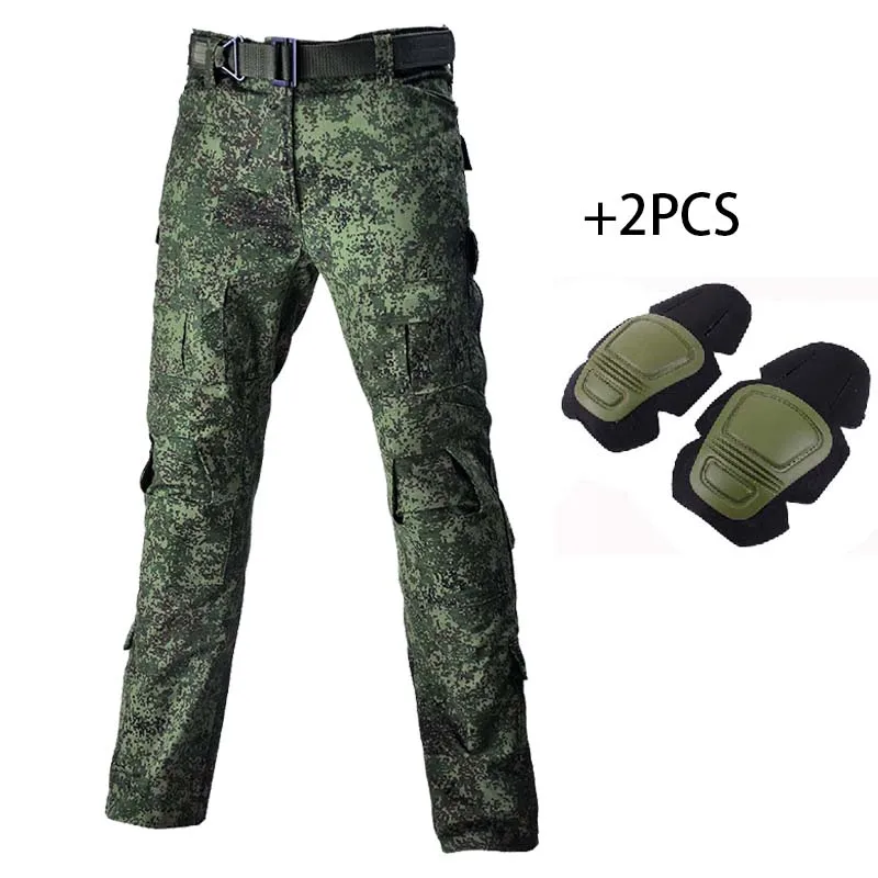 Tactical Pants Camouflage Joggers Outdoor Ripstop Cargo Pants Working Clothing Hiking Hunting Combat Trousers Men's Streetwear