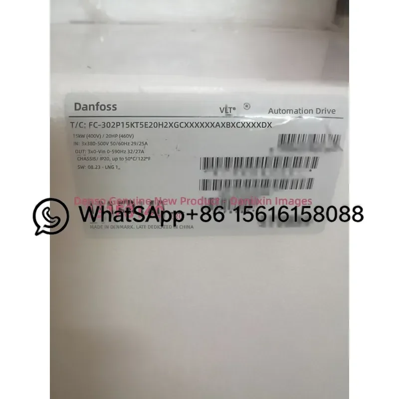 Original Danfoss VFD FC-302P15KT5E20H2XGCXXXSXXXXAXBXCXXXXDX 131F8140 AC Drive Inverter Frequency Converter Motor Speed