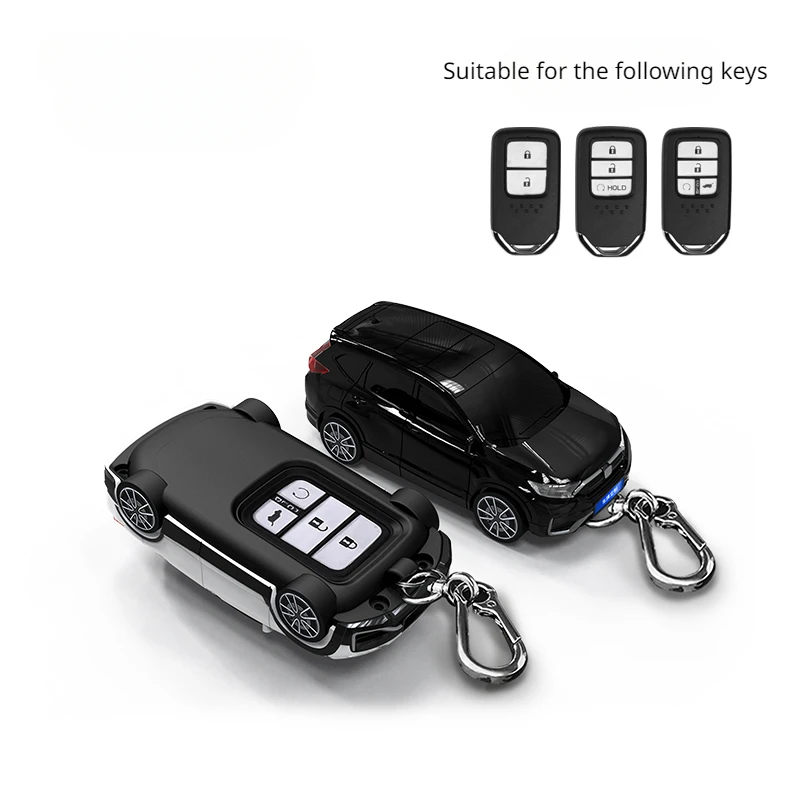 For Honda CRV key pack car model shell key case cover remote control protective cover creative personalized buckle Accessories