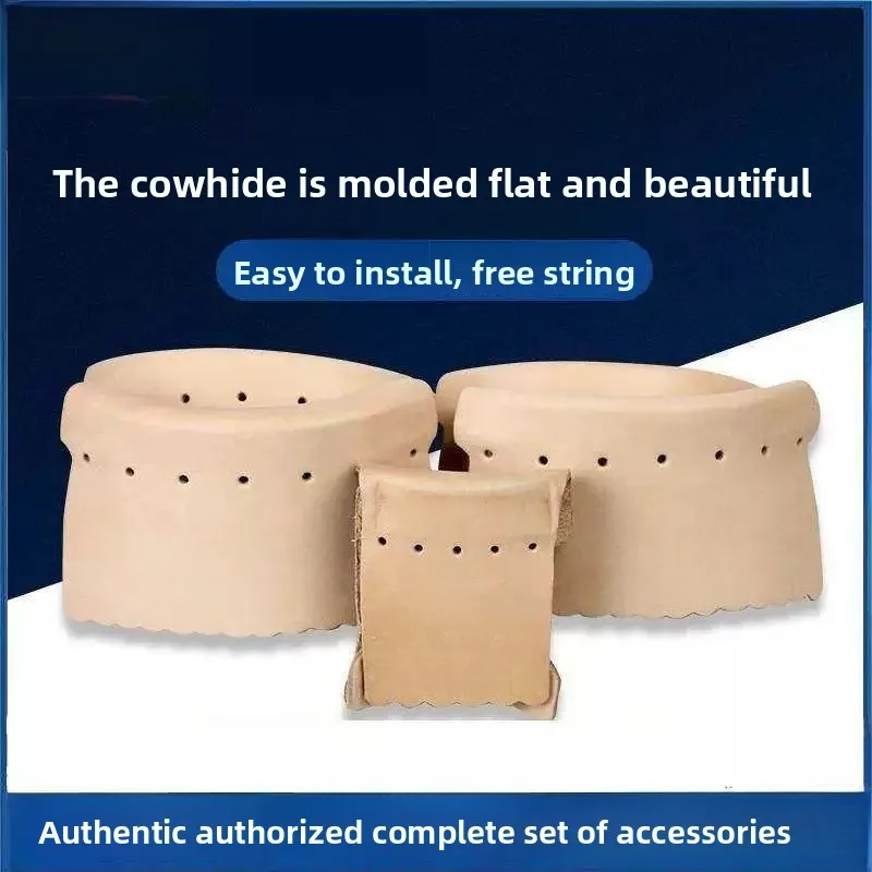 Cowhide mouth snooker table accessories, cowhide mouth accessories standard black eight table leather bag