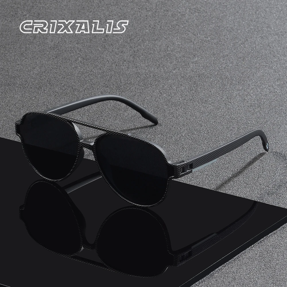 CRIXALIS Pilot Polarisierte Sonnenbrille Für Männer Und Frauen Ultra Leichte Rahmen Angeln Golf Sonnenbrille Anti-reflektierende UV400