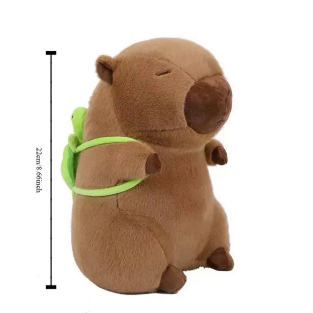 Simplicity Soft Capybara Plush Toy Cotton Wear-resistant Birthday Capybara Toy Comfortable Full Filling Fluffty Toy