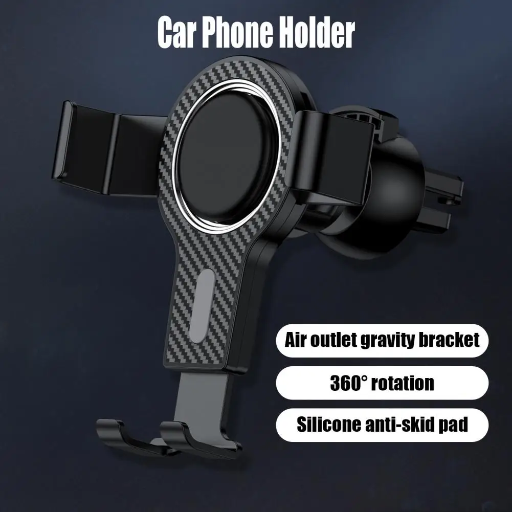 

Car Phone Holder Alloy Air Vent Mobile Phone Holder Mount Stand Support Bracket Car Accessories For Phone 14 13 Pro