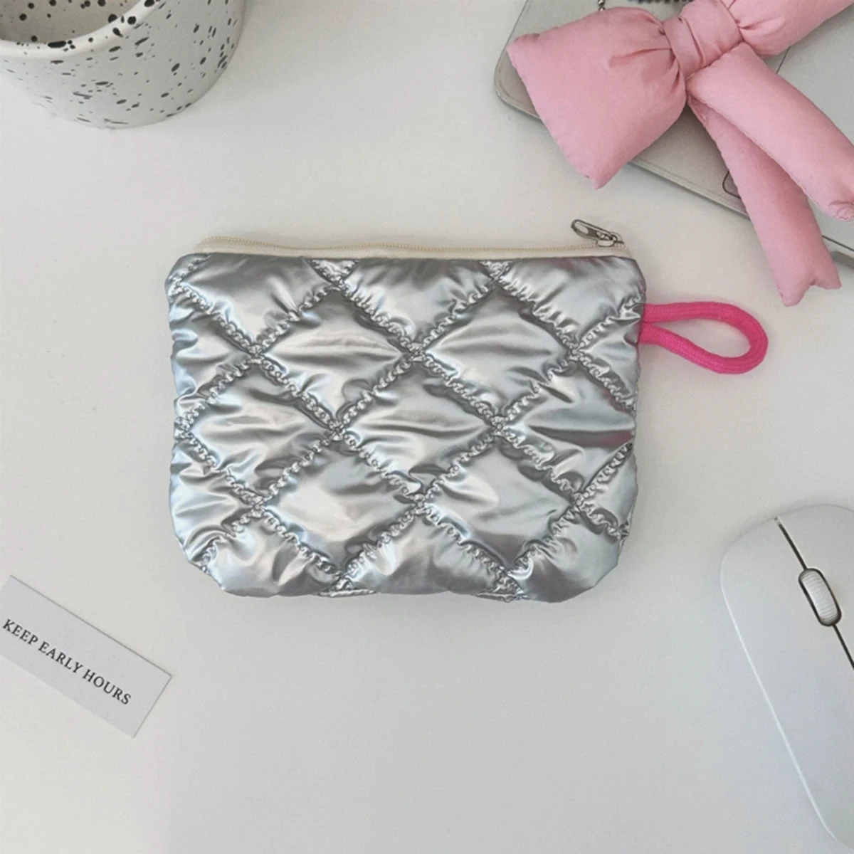 Bow Pattern Coin Purses Silver - Women'S Bags At M&S review and price