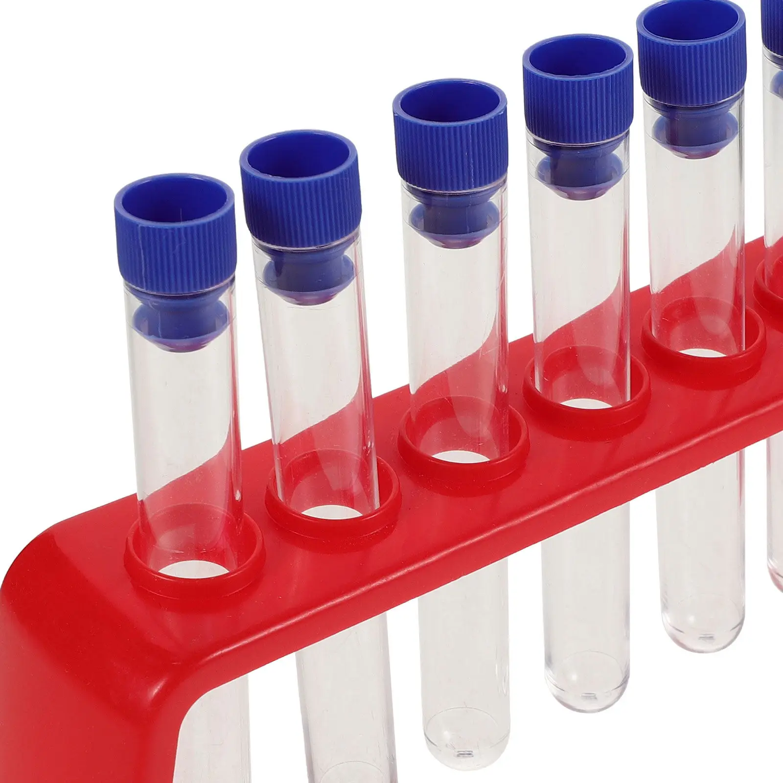 2Sets Kids Laboratory Equipment Science Experiment Kit Plastic Test Tubes Rack Educational Tools Inspire Curiosity Chemistry view 3